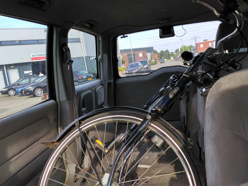 I could throw my bicycle in there quite easily. That’s a plus.